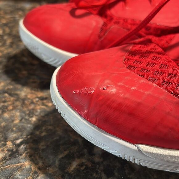 Nike  zoom Hyperspeed Court University Red/White sz 10 - Picture 5 of 15